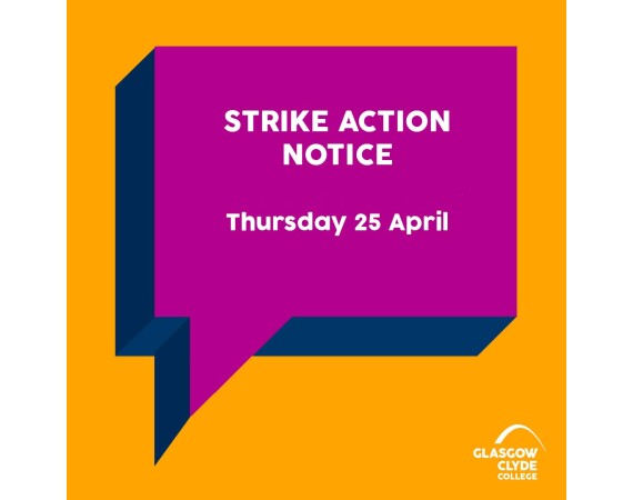 Strike notice 25 April