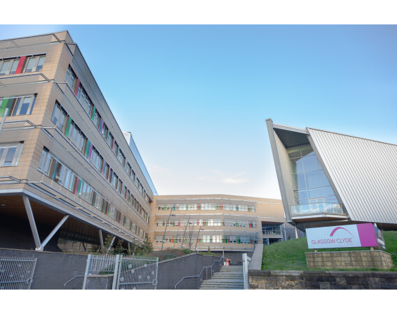 An image of the front of Langside Campus