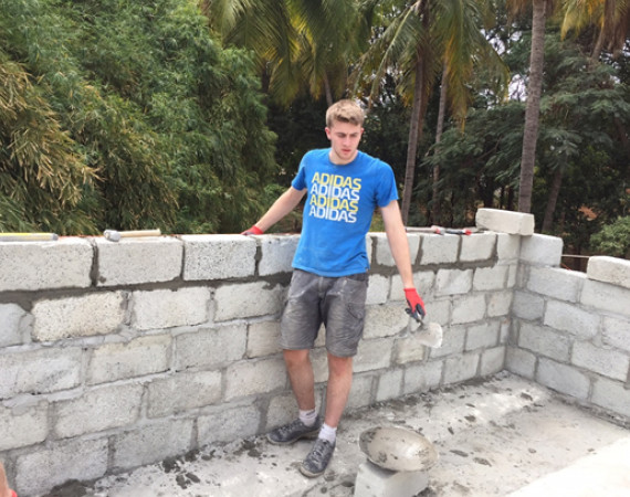 Carpentry And Joinery Apprentice Andrew Hutton Working In India