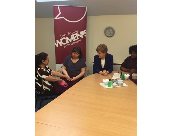 Nicola Sturgeon Meets Community Learning Students
