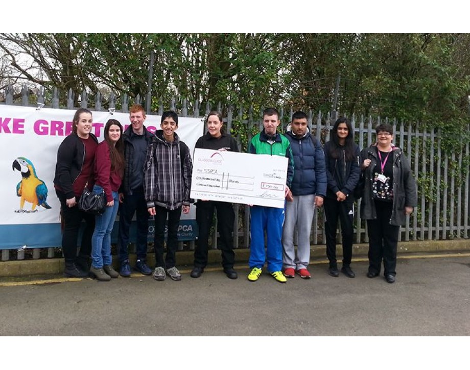 Learning For Independence Students Raise £150 For Scottish SPCA