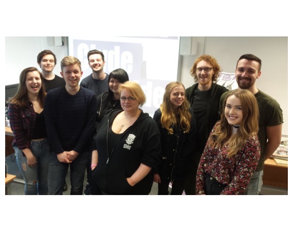 Glasgow Clyde College Journalism Students Who Produce Clyde Outside Magazine