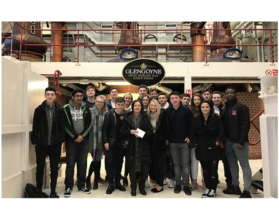 Business Students Visit Glengoyne Distillery