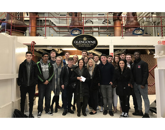 Business Students Visit Glengoyne Distillery