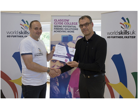 Stuart Thomson First Place IT Support Technician Winner At Wordskills Competition