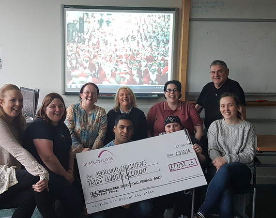 Adult Returner Students Raise Funds For Aberlour