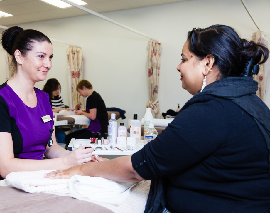 Manicure In Beauty Salon