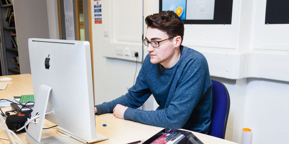 Web Design And Development Student Using Mac