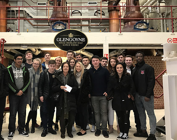 Business Students Visit Glengoyne Distillery