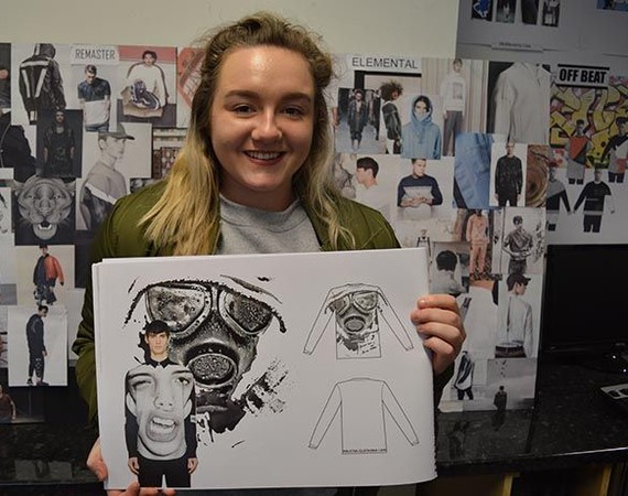 Andi Manderson Fashion Student