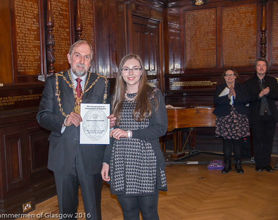 Katie Lyon Langside Hammermen Winner Prince Philip Prize winner