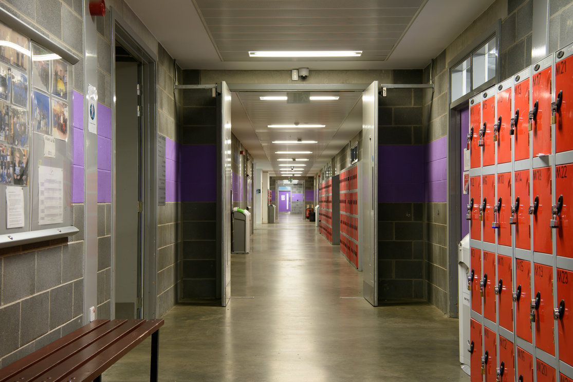 Anniesland workshops corridor gallery