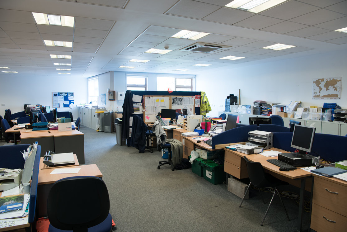 Cardonald open plan office gallery