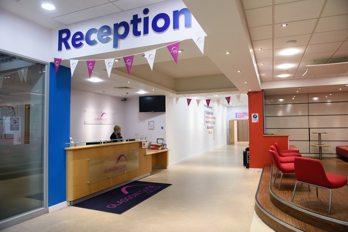 Cardonald reception desk gallery