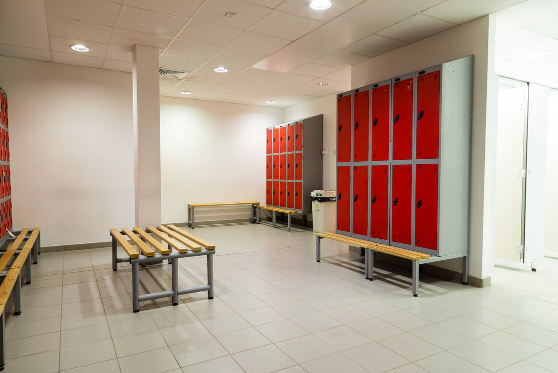 Anniesland changing room lockers and bench gallery