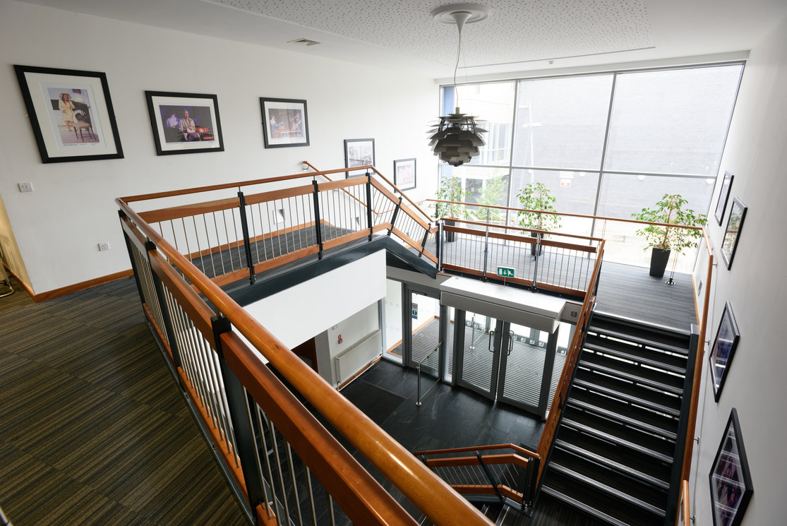 Langside theatre staircase gallery