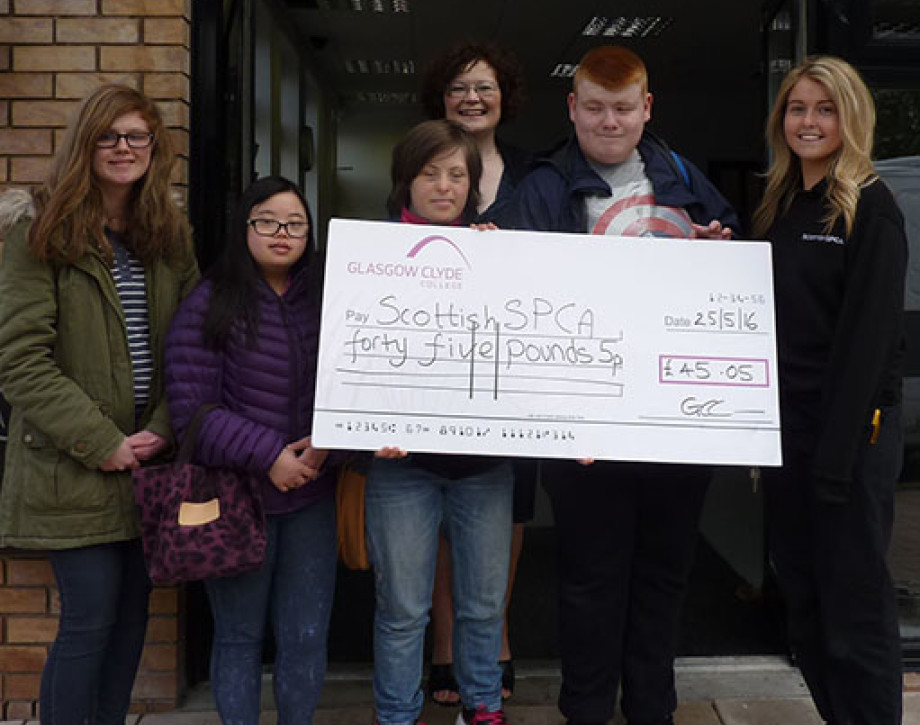 Learning For Independence Students Raise Funds For Scottish SPCA