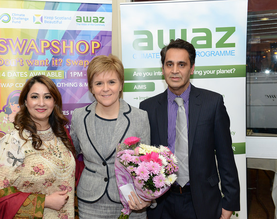 Nicola Sturgeon Attends Swap Shop Fashion Show