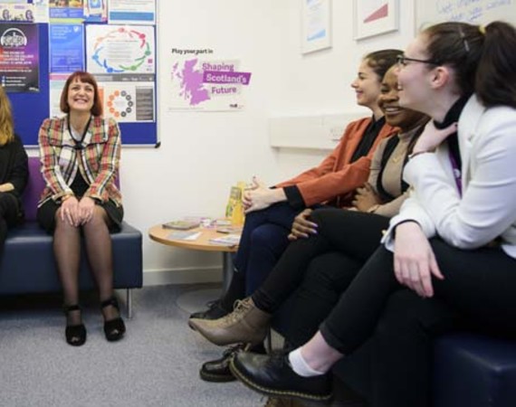 Angela Constance Cabinet Secretary Visit 2016