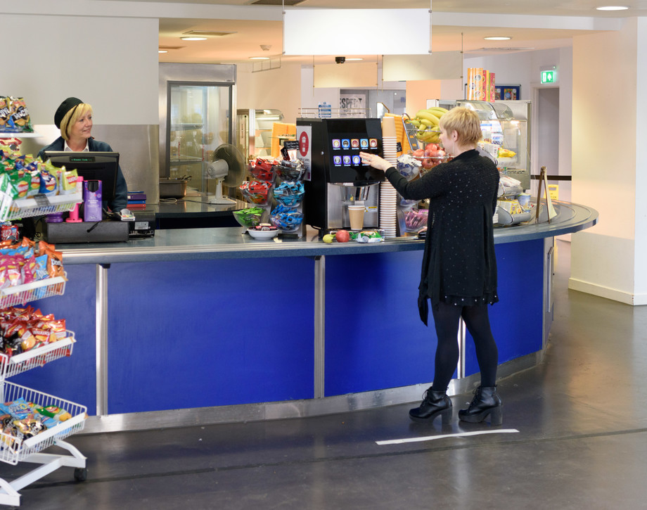 Refectory at Cardonald counter