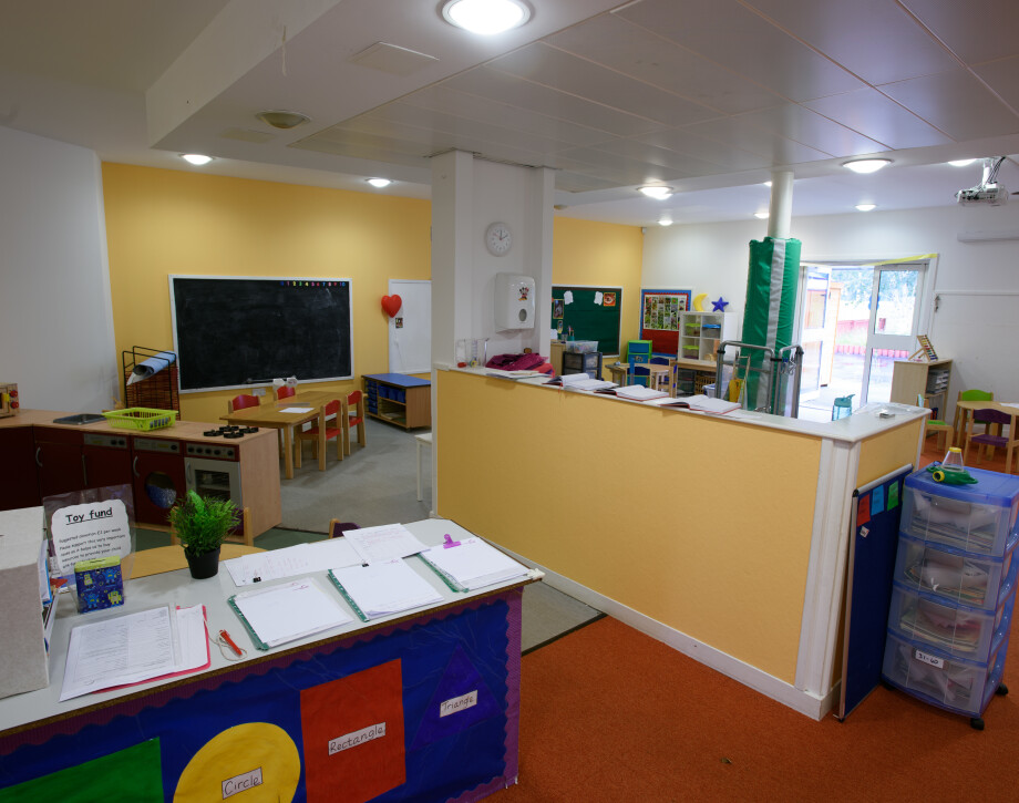 A view inside the Cardonald Children's Centre