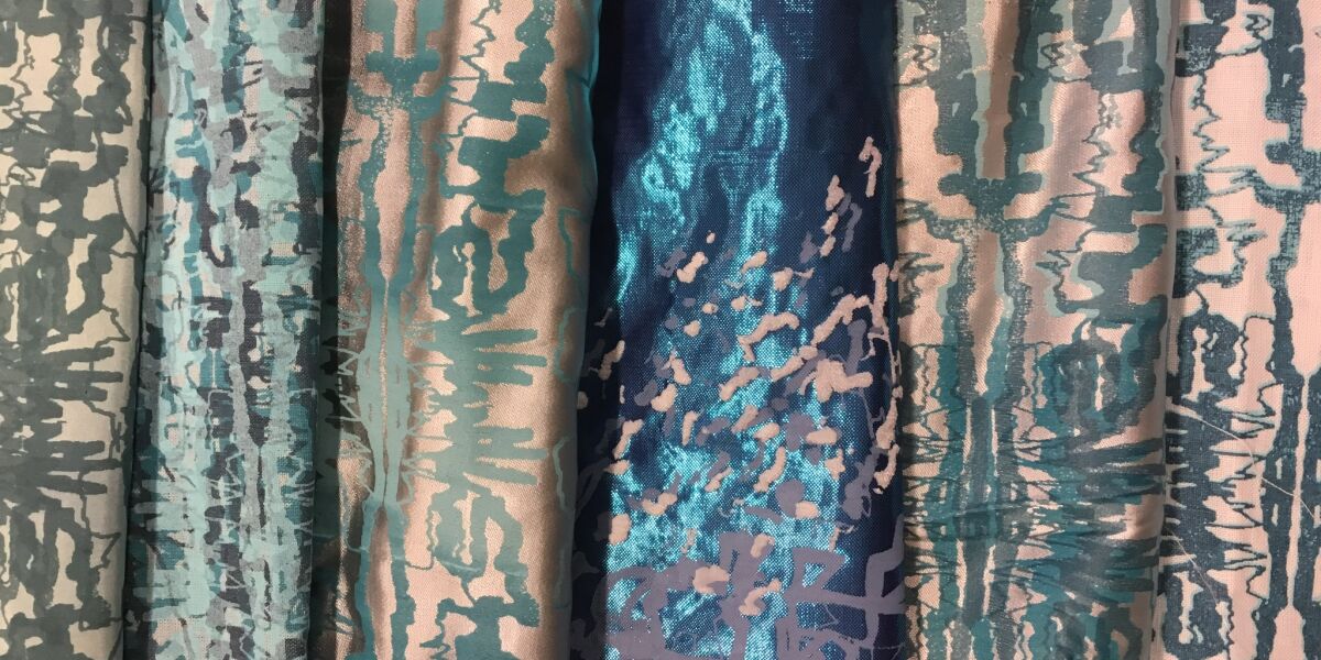 HND/BA Textiles Specialising in Weave and Print Sample 4