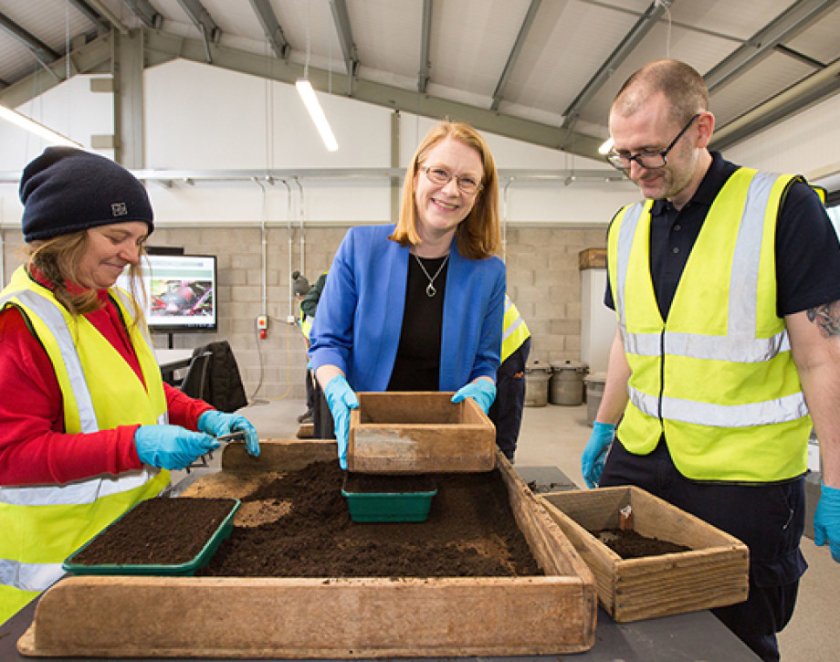 Ministerial visit Shirley-Anne Sommerville