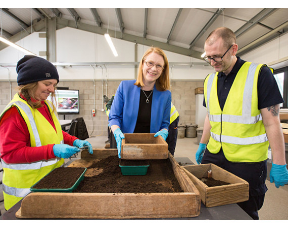 Ministerial visit Shirley-Anne Sommerville