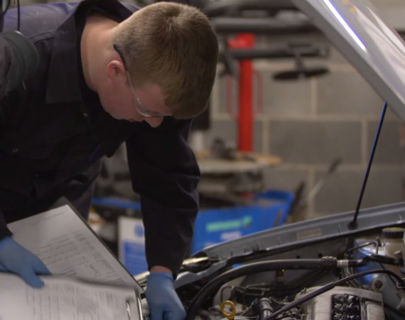 Secondary school pupils automotive