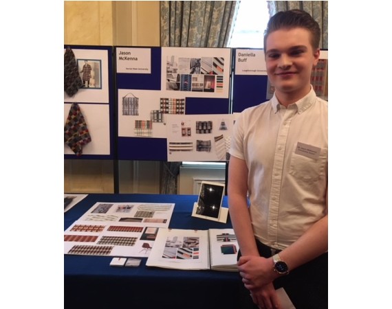 Former Glasgow Clyde College Textiles student Jason McKenna