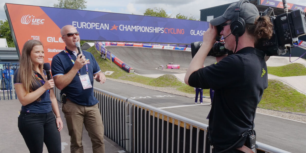 Filming live sporting event