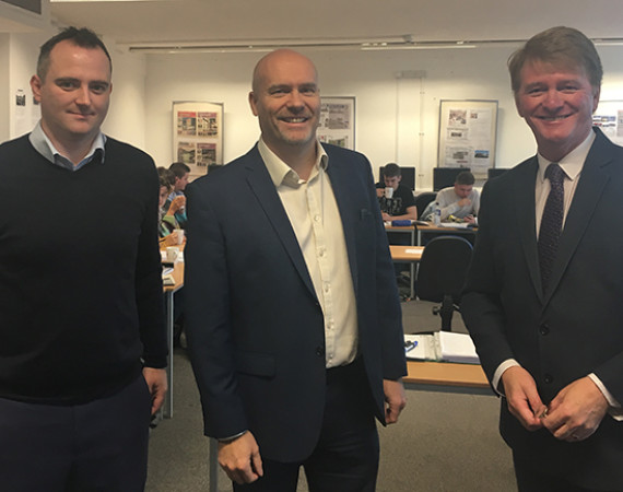 Journalism Lecturers with Donald Martin