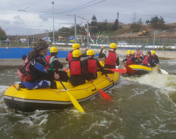 Prince's Trust team rafting