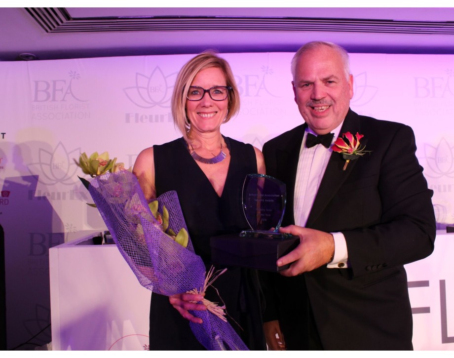 Jayne Buet Floristry Tutor of the Year winner