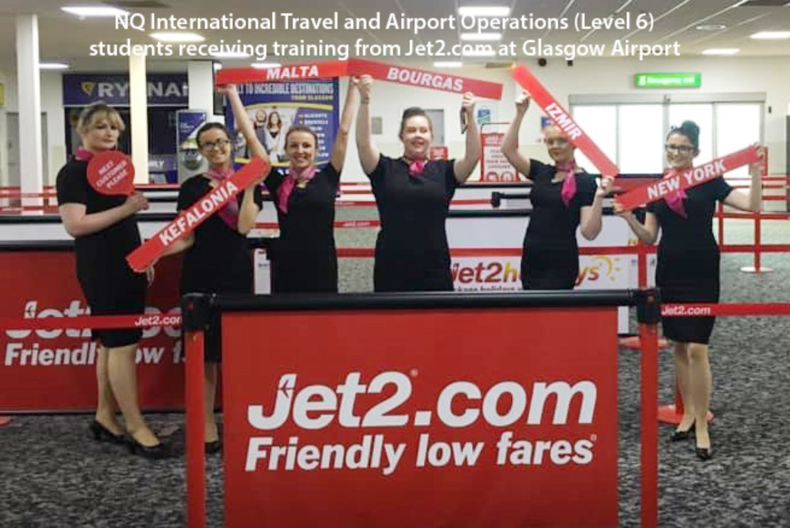 Travel and tourism students at glasgow airport 6 gallery
