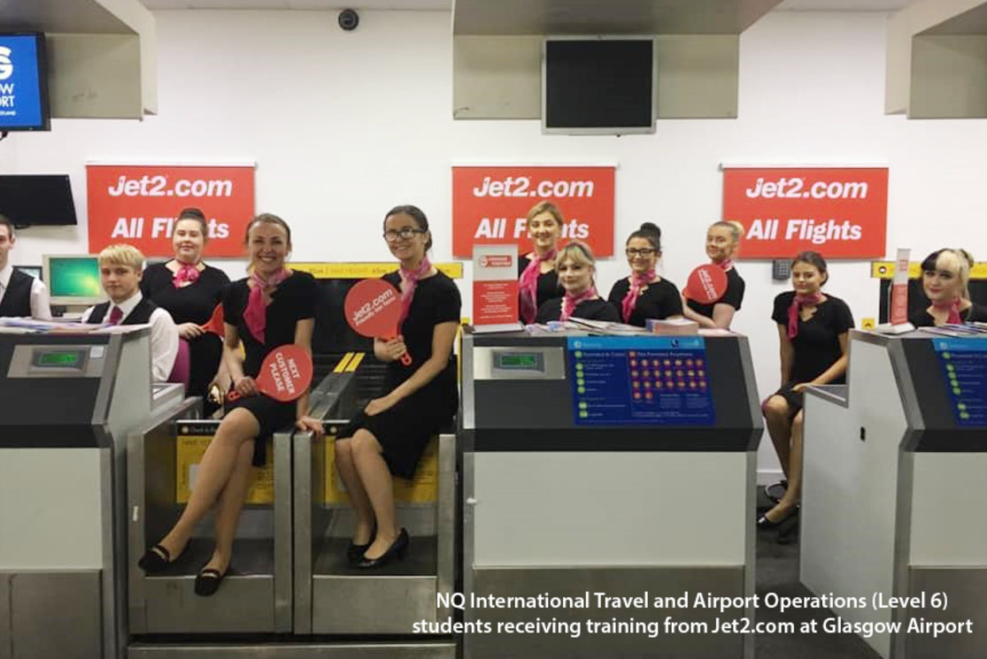 Travel and tourism students at glasgow airport 7 gallery