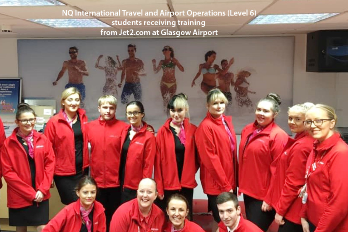 Travel and tourism students at glasgow airport 9 gallery