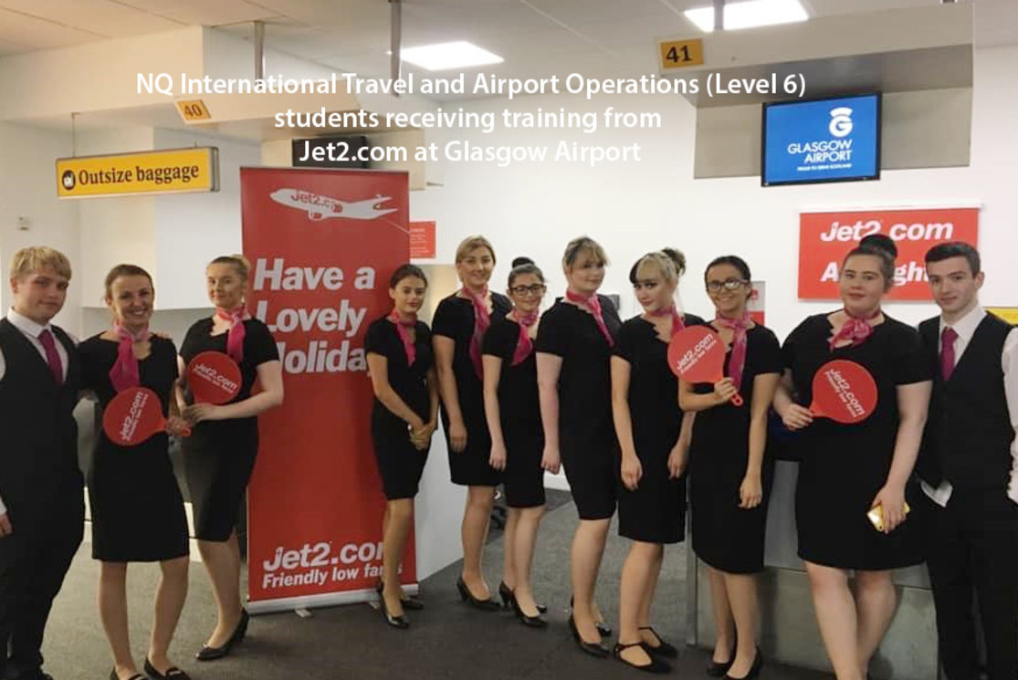Travel and tourism students at glasgow airport 8 gallery