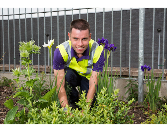 Ross Yuile horticulture student