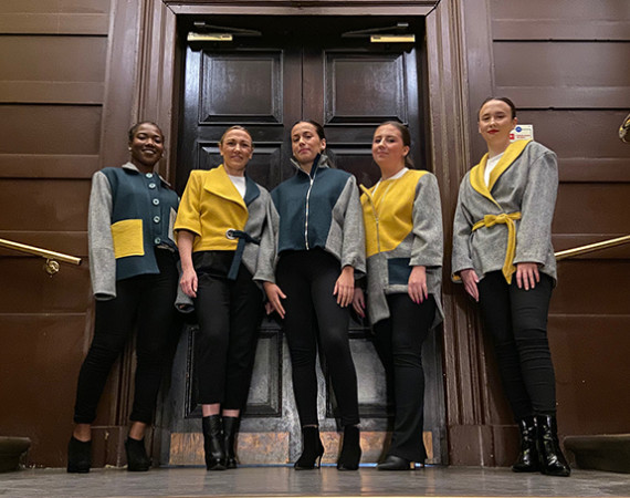 Fashion students at Trades House