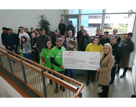 Skills for life and works students fundraise