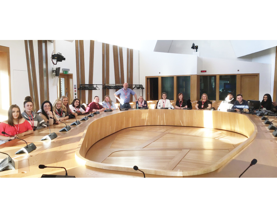 HNC Social Services at the Scottish Parliament