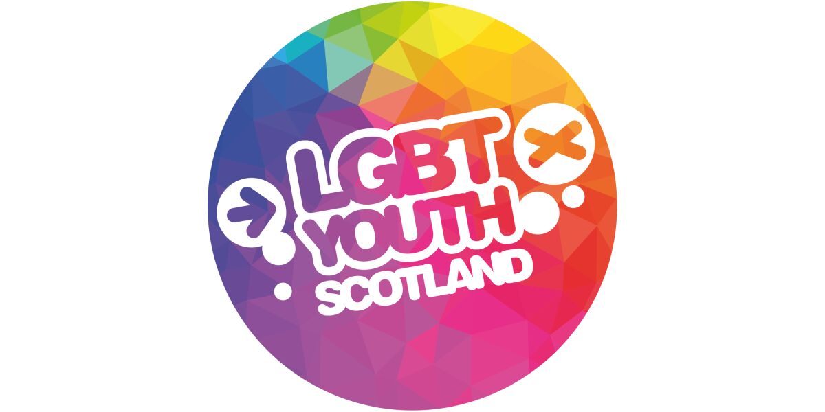 LGBTYS Logo White on Geo Circle