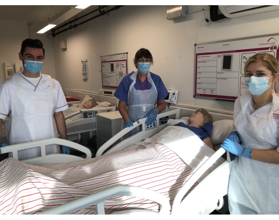 HNC Healthcare Practice students