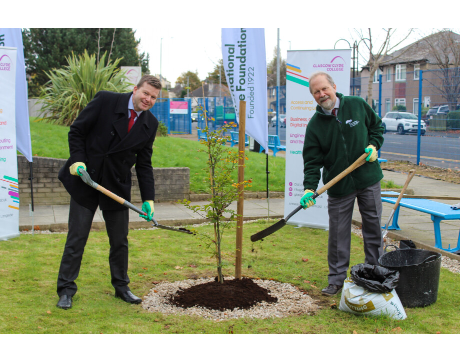 Jon Vincent and Stephen Vickers Tree Planting