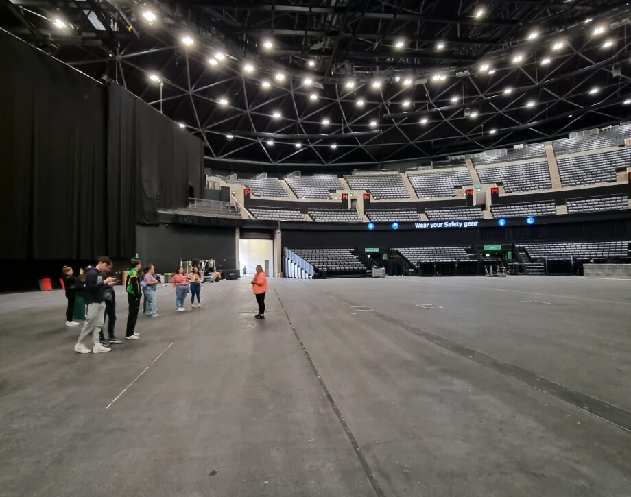 Glasgow Clyde College Events Management students tour the Hydro