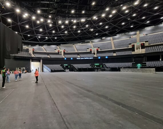 Glasgow Clyde College Events Management students tour the Hydro