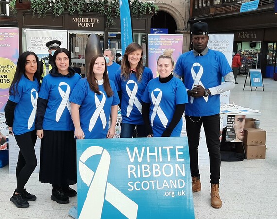 White ribbon image 