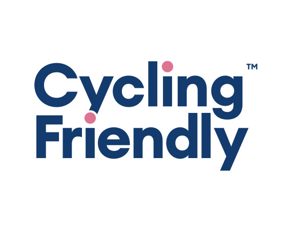 Text reading Cycling Friendly