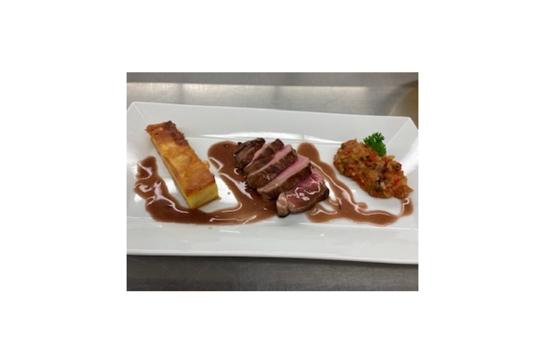 Lamb pave  gratin potato  ratatouille gallery
